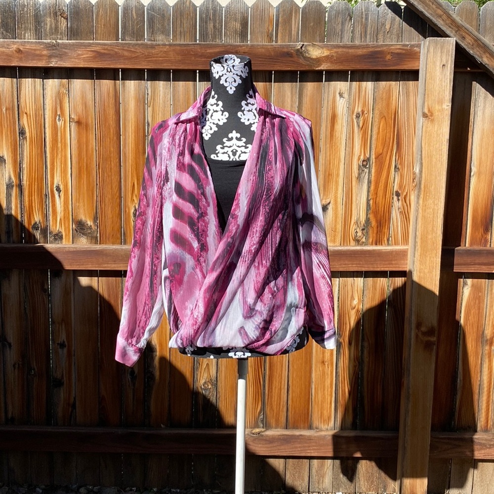 I.N. Studios blouse and tank top combo.